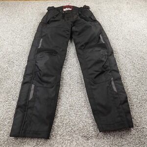 BiLT Pants Mens S Black Motorcycle Motocross Riding Biker Protective Reflective